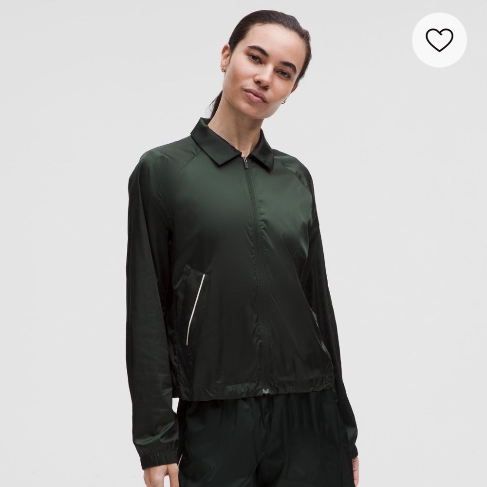 XX SOLD XX Lululemon Stretch Satin Nylon Jacket Size Large